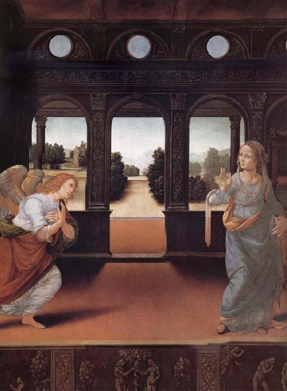 LORENZO DI CREDI The Anunciaction oil painting image